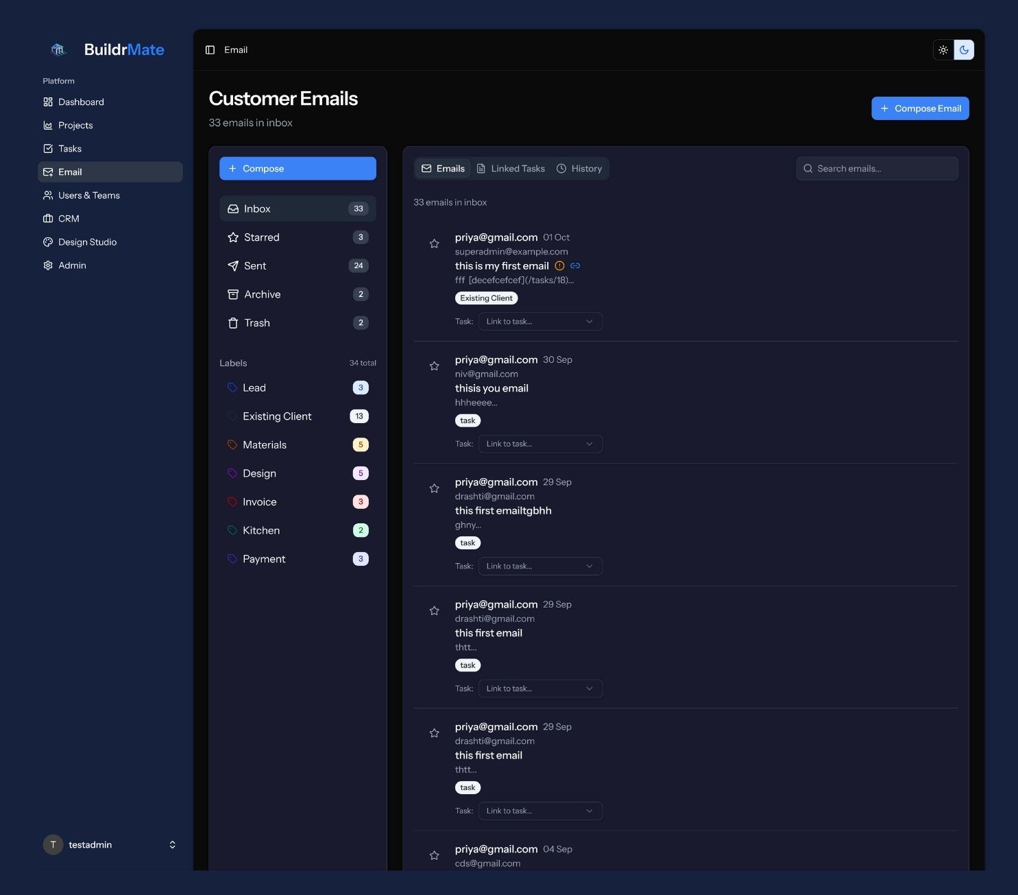 Dashboard Dark Image